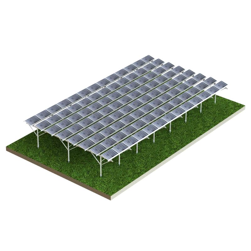 Aluminium-Solar-Bodenhalterung, Solarpanel-Farm-Montagesystem